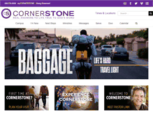 Tablet Screenshot of cornerstoneonline.com